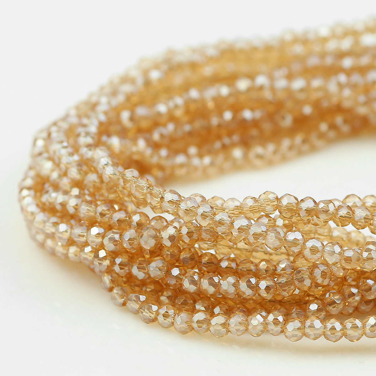 Glass Seed Beads 2Mm Jewelry Making - Wlyees contas planas redondas de ouro