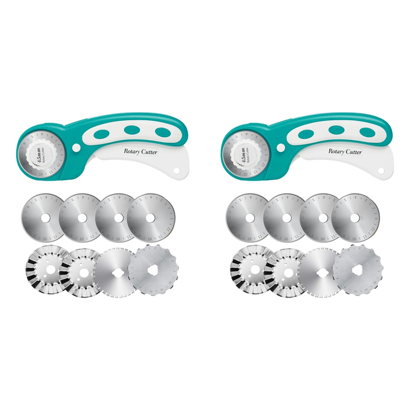 Rotary Cutter For Fabric 45Mm - 【TODAY-SOLO!】 Cortador rotativo de 2 pces