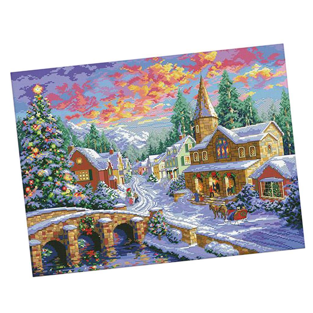 Cross Stitch Stamped Kits Beginners - Kit de Bordado Ponto Cruz Estampado