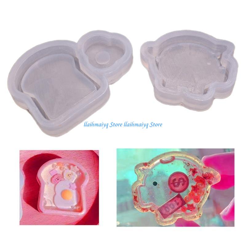 Silicone Epoxy Resin Molds Set - Moldes resina areia movediça 573b, molde