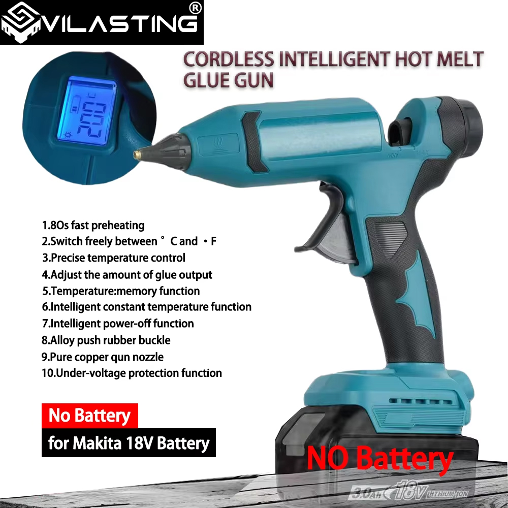 Hot Melt Glue Gun Cordless - Vilasting elétrica pistola de cola quente