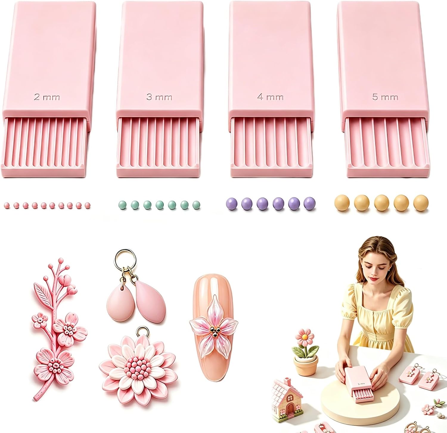 Beading - Ferramenta para Fazer Bolas de Gel