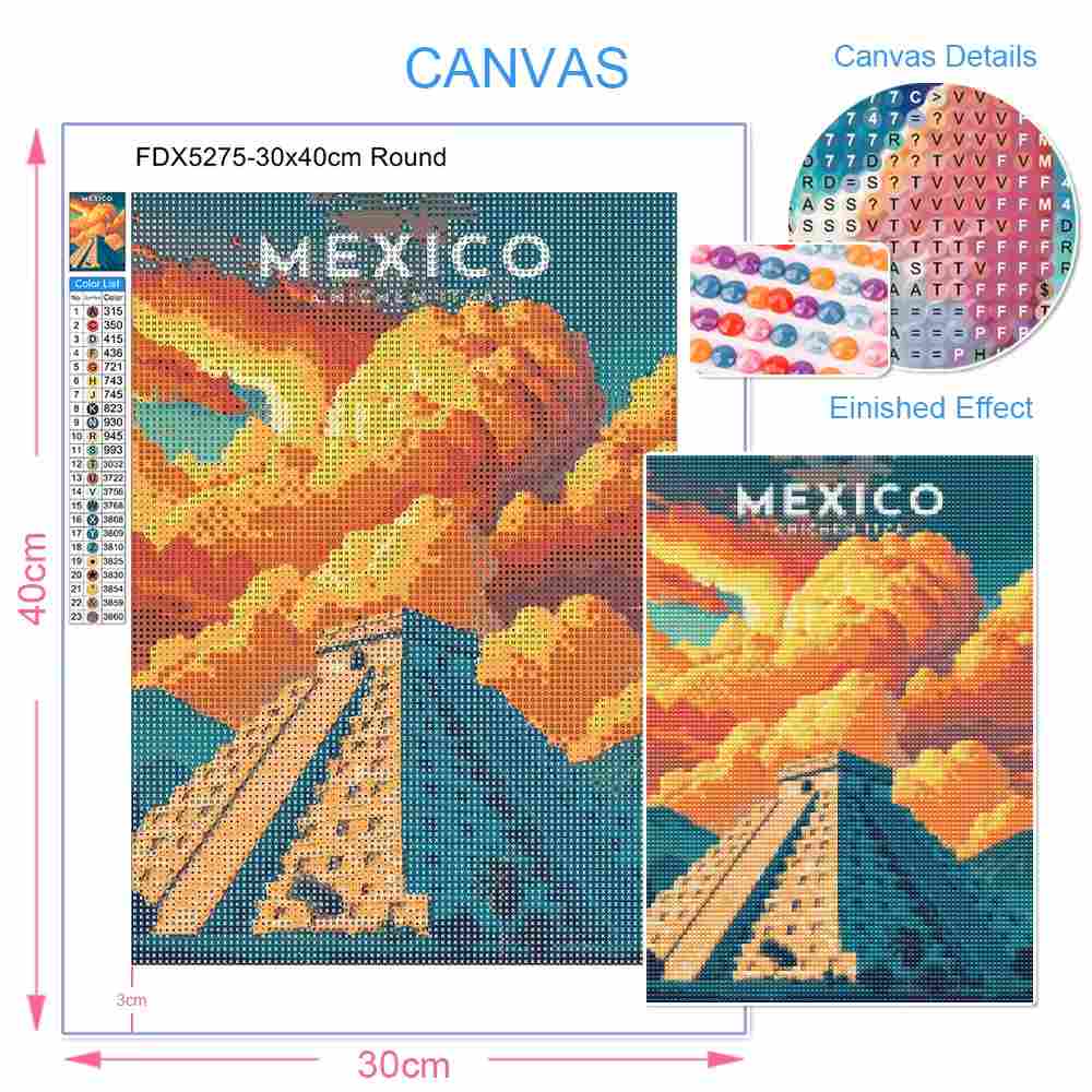 VIVID GEM 2026 Nova Pintura Di - 5D Diamond Painting Kit Full Drill avaliação e preço