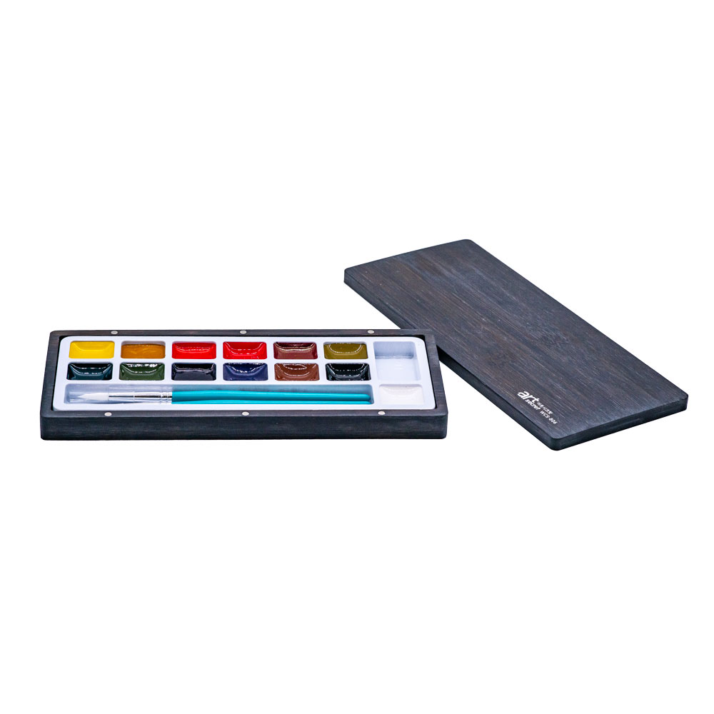 Artsecret 13 conjunto de palet - Watercolor Paint Set Solid Pigment avaliação e preço