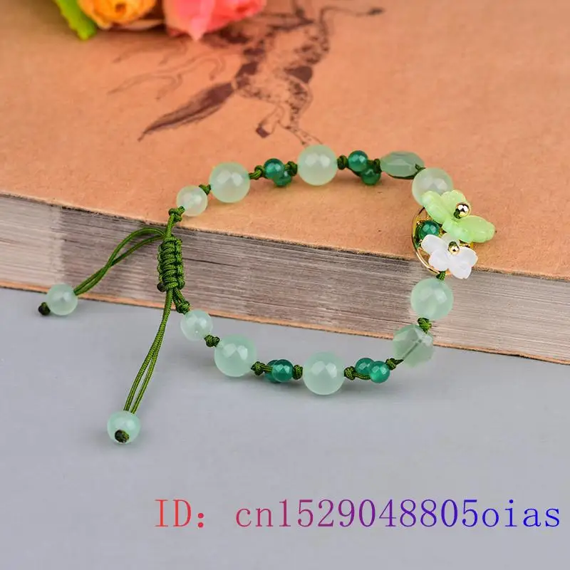 Verde Jade Flor Pulseira para  - Beading avaliação e preço