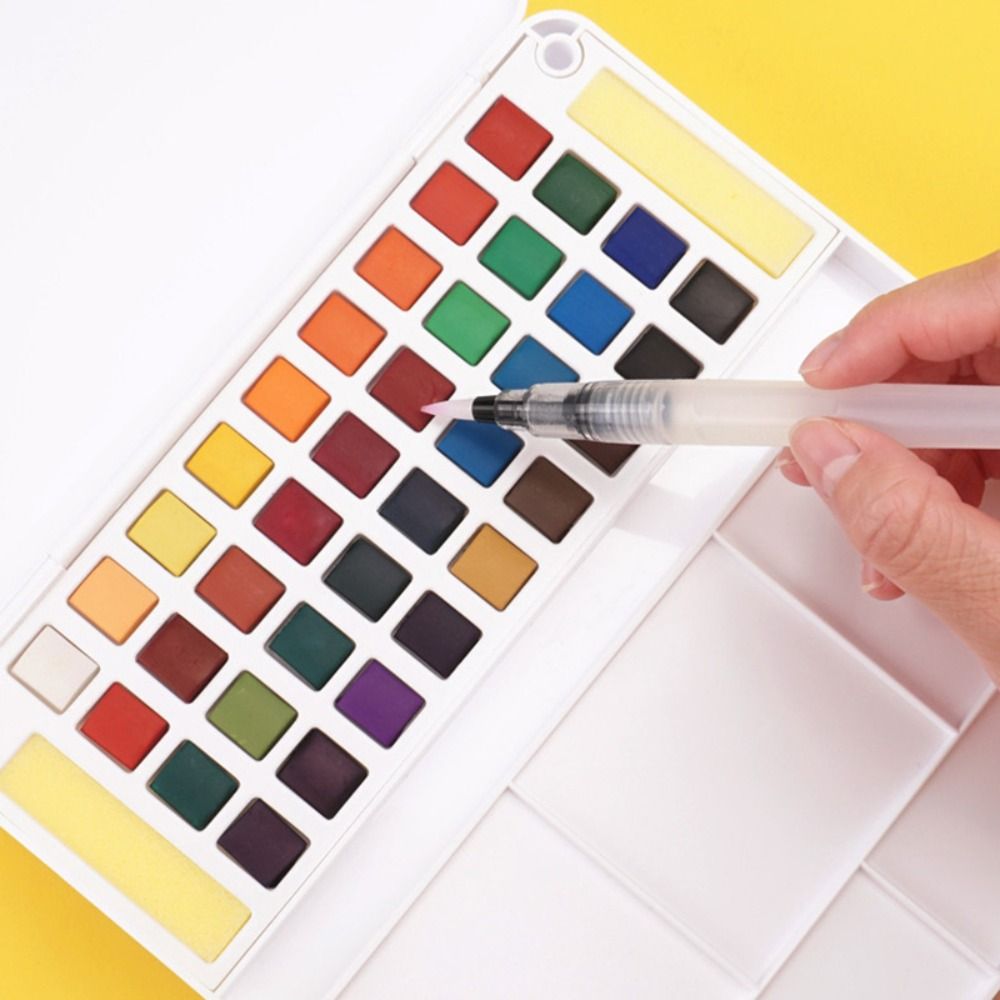 Conjunto de Tintas Aquarela Pr - Watercolor Paint Set Solid Pigment avaliação e preço