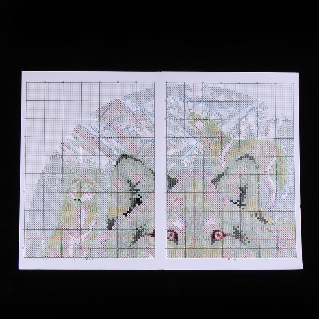 Kits de Bordado em Ponto Cruz  - Cross Stitch Stamped Kits Beginners avaliação e preço