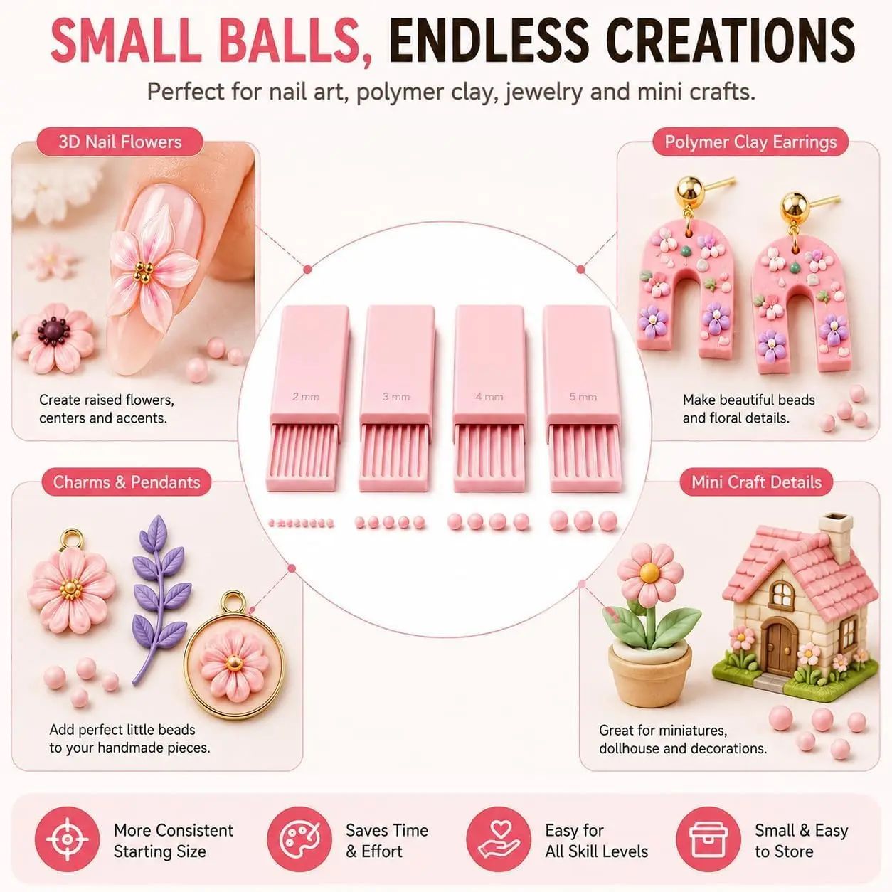 Kit 4 Peças: Ferramenta para C - Beading avaliação e preço