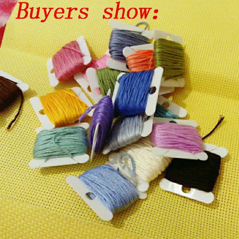 30 peças bobinas de fio de plá - Cotton Embroidery Thread Skeins avaliação e preço