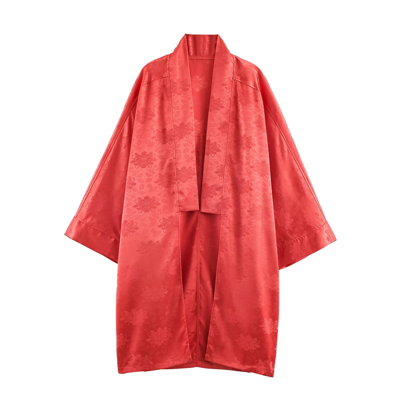Quimono Feminino de Cetim Jacq - Embroidery avaliação e preço