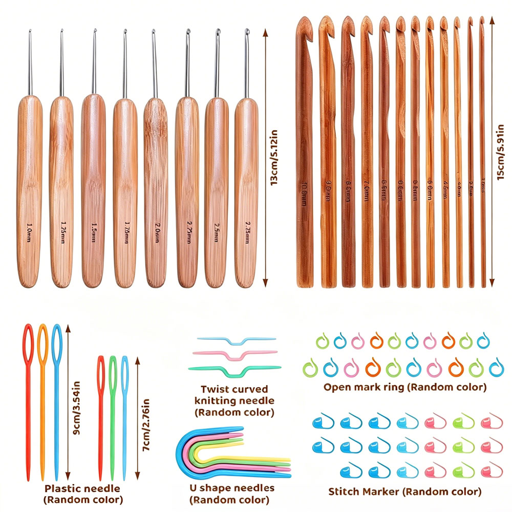Conjunto de 74 Agulhas de Croc - Craft Tools avaliação e preço