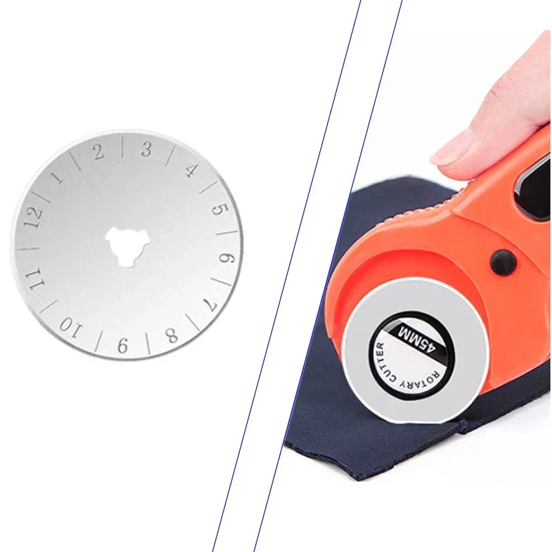 45mm rolo roda faca de corte d - Rotary Cutter For Fabric 45Mm avaliação e preço