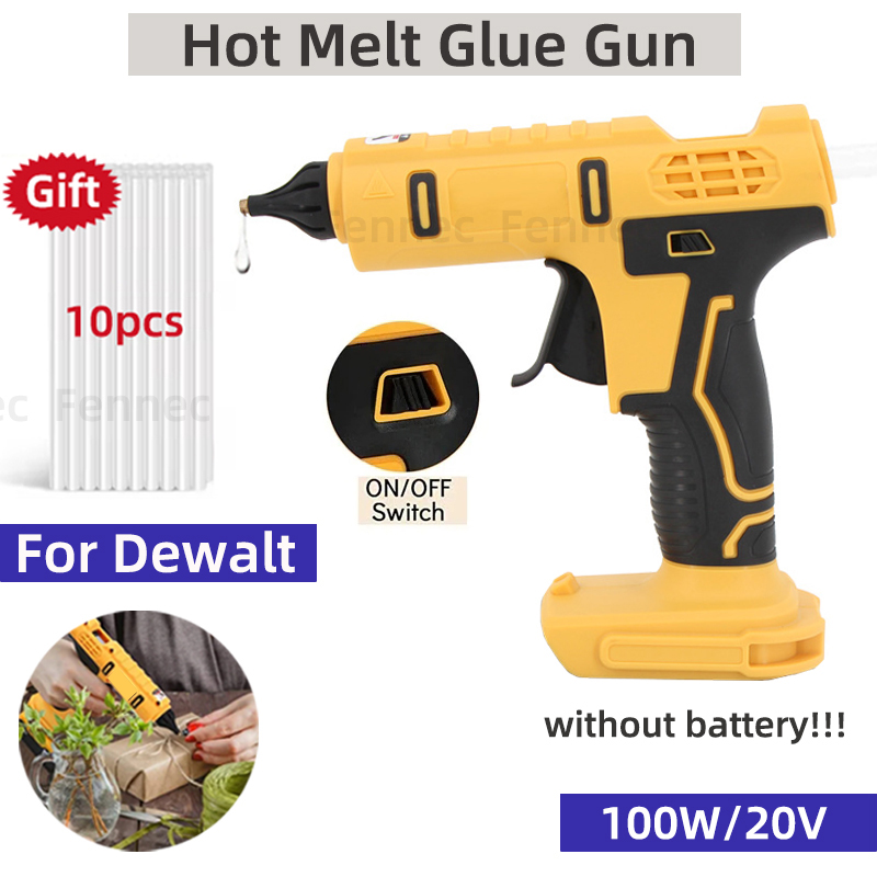 Pistola de cola quente elétric - Hot Melt Glue Gun Cordless avaliação e preço