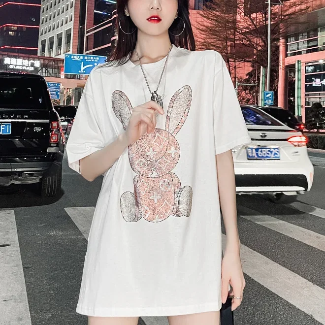 Camiseta Casual Feminina de Ve - Embroidery avaliação e preço