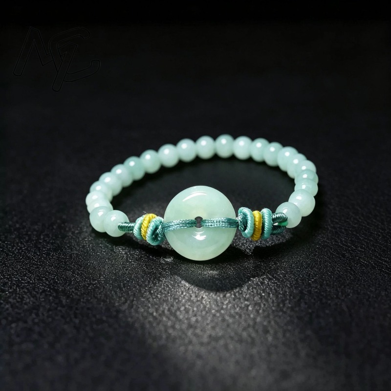 Pulseira de Contas de Jadeíte  - Beading avaliação e preço