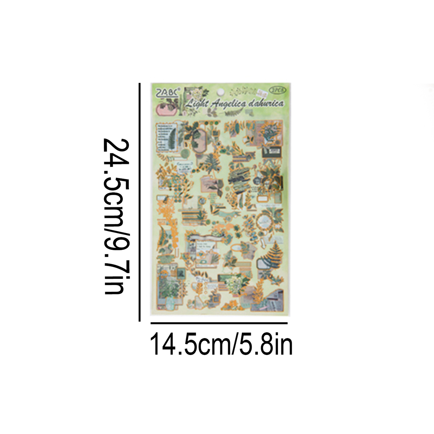 2 adesivos de plantas e flores - Scrapbooking avaliação e preço