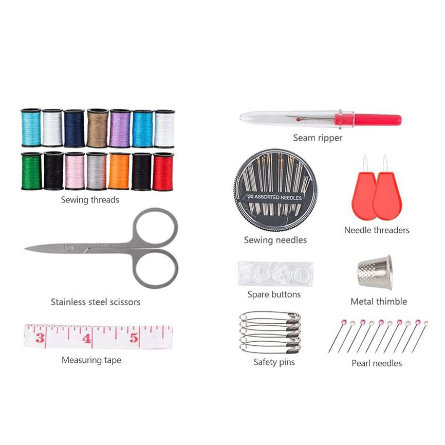 Kit de costura compacto e port - Cotton Embroidery Thread Skeins avaliação e preço