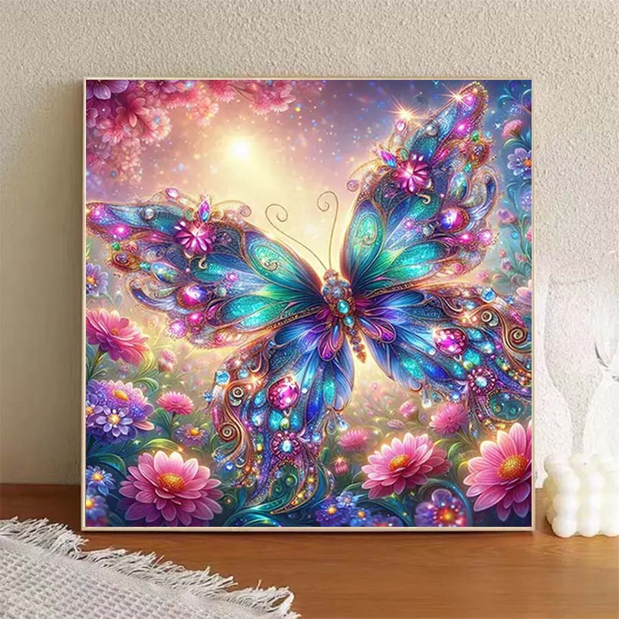 1 peça de tecido flocado 5D DI - 5D Diamond Painting Kit Full Drill avaliação e preço