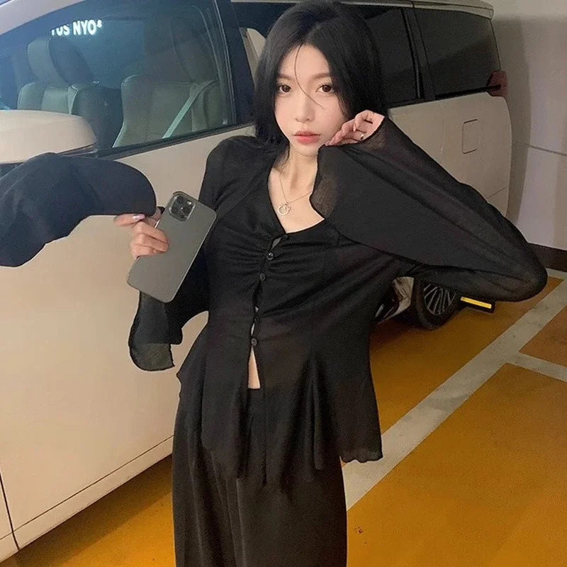 Blusa Transparente com Manga F - Embroidery avaliação e preço