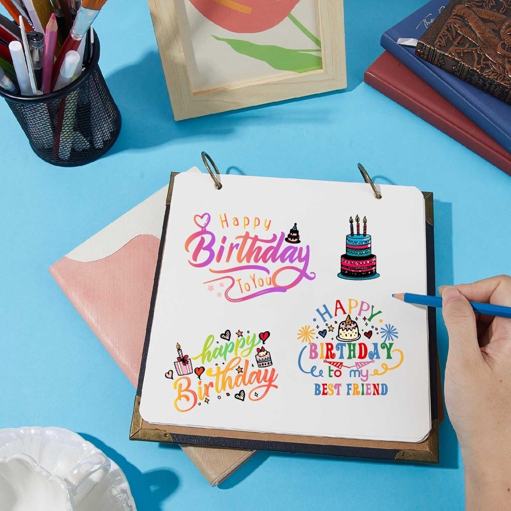 Feliz aniversário selos claros - Clear Silicone Stamps For Card Making avaliação e preço