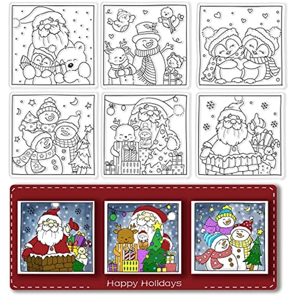 Limpar Selos De Silicone para  - Clear Silicone Stamps For Card Making avaliação e preço