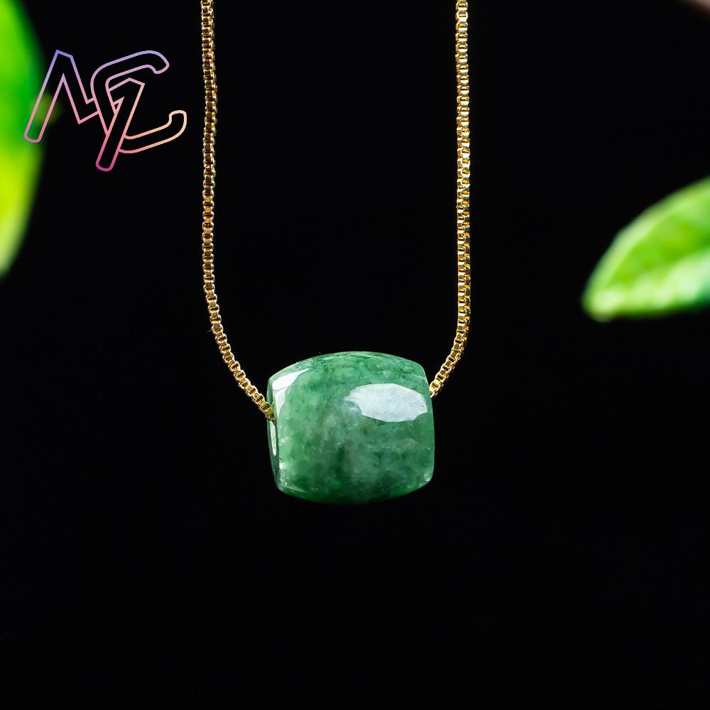 Natural real jade grânulo ping - Beading avaliação e preço
