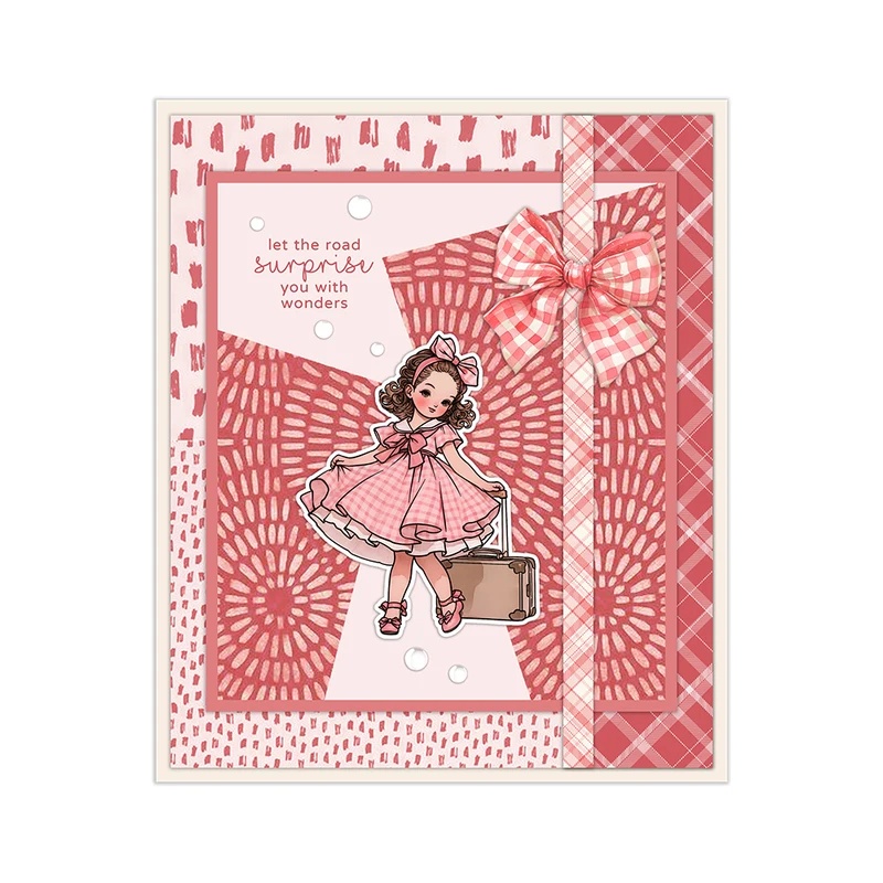 Suncraft Lovely Traveling Litt - Clear Silicone Stamps For Card Making avaliação e preço