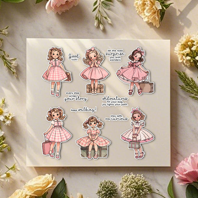 Suncraft Lovely Traveling Litt - Clear Silicone Stamps For Card Making avaliação e preço