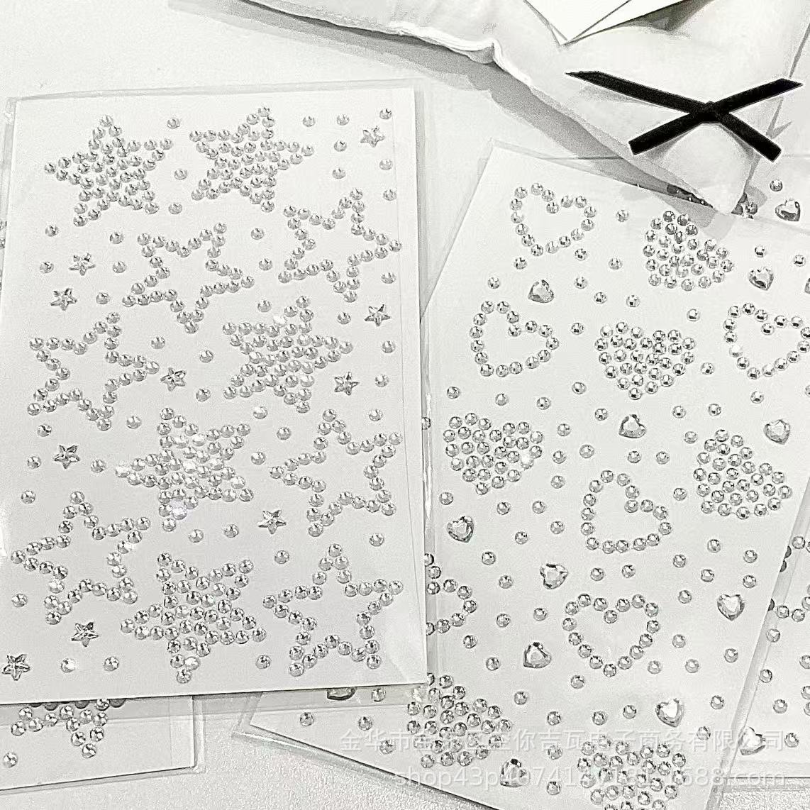 Adesivos de Strass Coração Est - Scrapbooking avaliação e preço