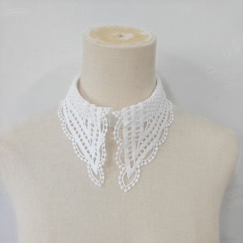 Gola Falsa Feminina Branca com - Embroidery avaliação e preço