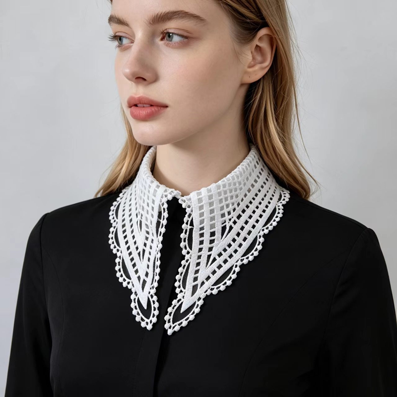 Gola Falsa Feminina Branca com - Embroidery avaliação e preço