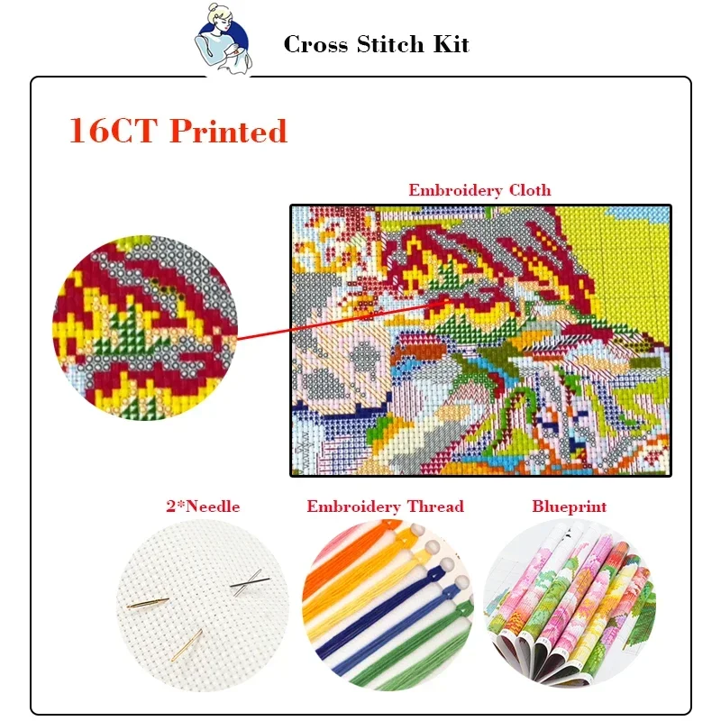 Joy domingo kit de ponto cruz  - Cotton Embroidery Thread Skeins avaliação e preço