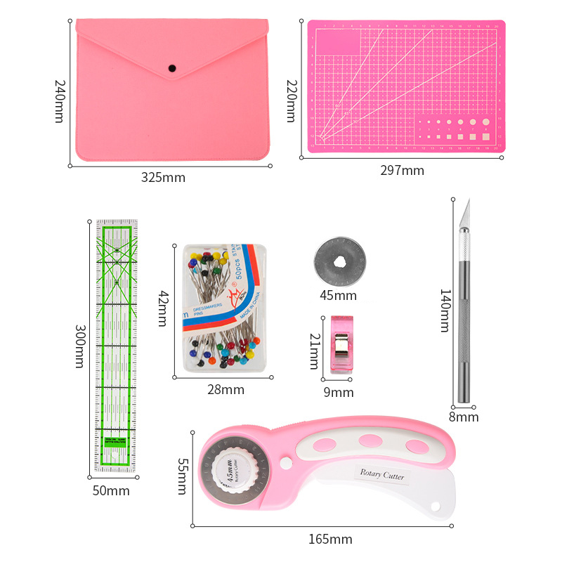 Rotary Cutter Set, Kit Quiltin - Rotary Cutter For Fabric 45Mm avaliação e preço