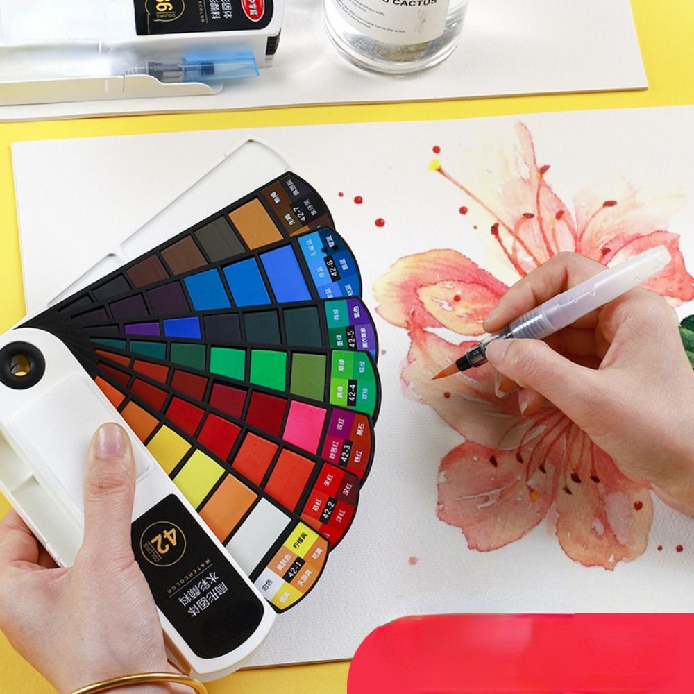 Conjunto de Tintas Aquarela Do - Watercolor Paint Set Solid Pigment avaliação e preço